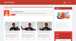 Desktop Screenshot of gobalakrishnan.com